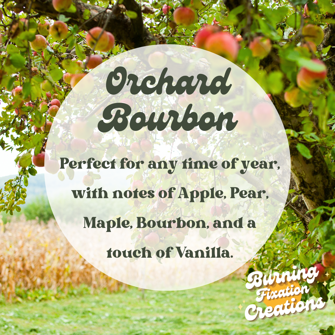 Orchard Bourbon Marbled Candle