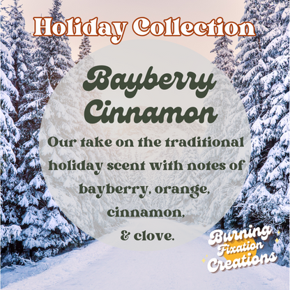 Bayberry Cinnamon Marbled Candle