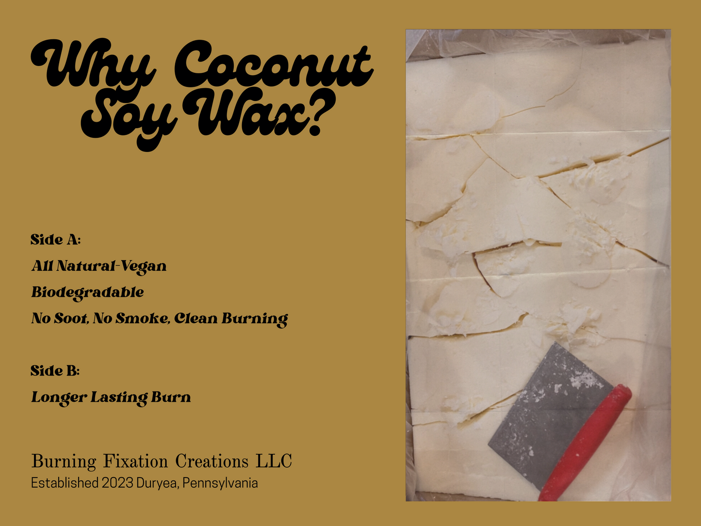 Coconut Santal Marbled Coconut Soy Candle