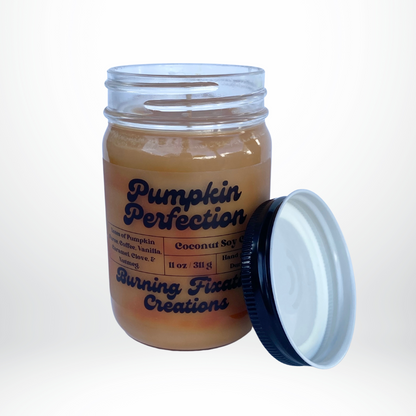 Pumpkin Perfection Marbled Candle